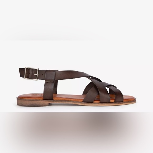 NWOB Penelope Childers- Buttercup Sandals in Color Bitter Chocolate. Size EU 36 - Picture 5 of 11